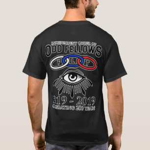 Odd Fellows Links en Eye 200th Jubileum T-shirt