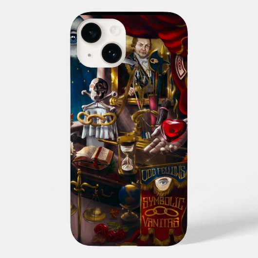 Odd Fellows Symbolische Vanitas Case-Mate iPhone Case (Achterkant)