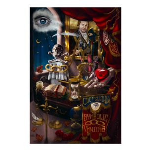 Odd Fellows Symbolische Vanitas Perfect Poster