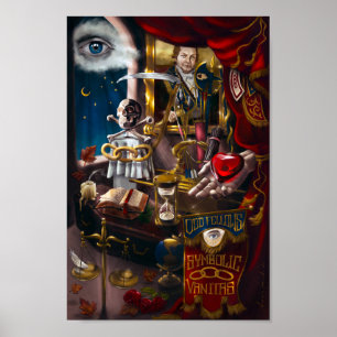 Odd Fellows Symbolische Vanitas Poster