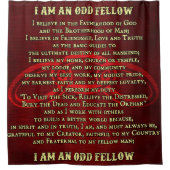 Odd Fellows Valediction Douchegordijn (Voorkant)