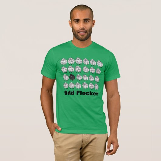 Odd Flocker Sheep T-Shirt (Voorkant volledig)