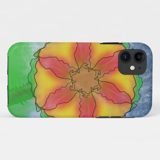 Odd Flower Case-Mate iPhone Case (Achterkant (horizontaal))