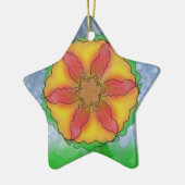 Odd Flower Keramisch Ornament (Links)