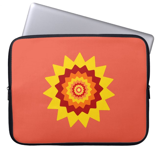 Odd Flower Laptop Sleeve 15-inch (Voorkant)