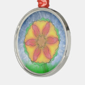 Odd Flower Metalen Ornament (Links)
