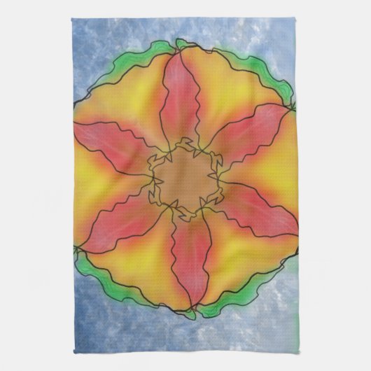 Odd Flower Theedoek (Verticaal)