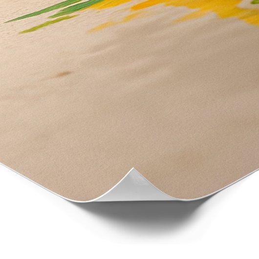 Odd Friends beroemd gemaakt door Rainbow Dino Post Poster (Hoek)