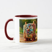 Odd Friends - Patchwork Cube Monster Poster Mok (Links)