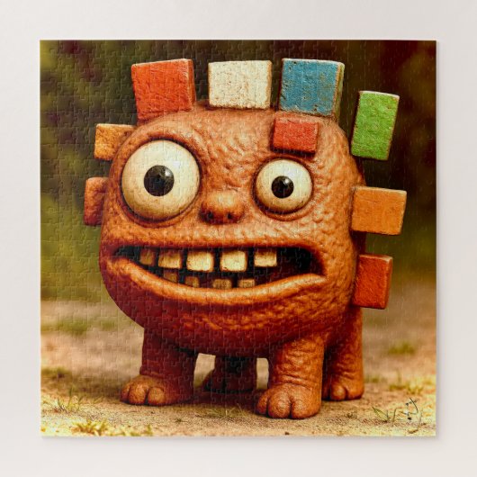 Odd Friends – Rainbow Block Monster Poster Poster Legpuzzel (Verticaal)
