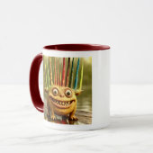 Odd Friends - Rainbow Spikes Monster Poster Mok (Voorkant links)