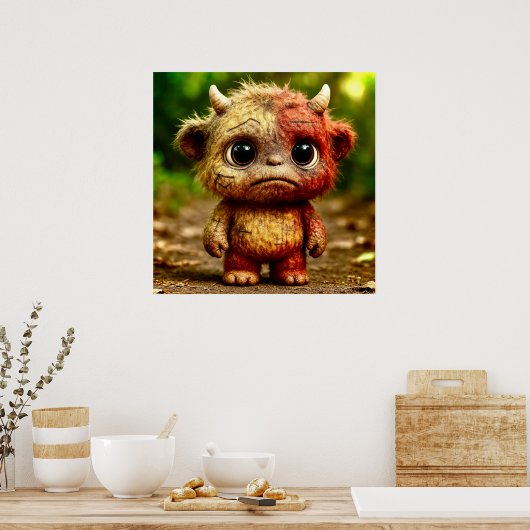 Odd Friends - Trieste Baby Demon Poster (Keuken)