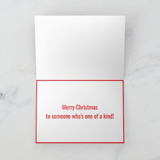 Odd Goose Christmas Kaart (Binnen)