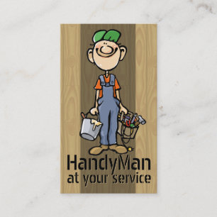 Odd Jobs. Handyman. Schilder. Sjabloon Bouwer Visitekaartje