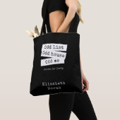 "Odd list Odd house Odd me" Tas (Dichtbij)