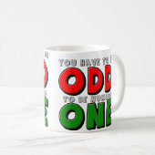 Odd nummer één koffiemok (Voorkant rechts)