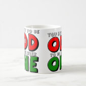 Odd nummer één koffiemok (Center)