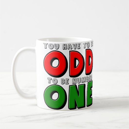 Odd nummer één koffiemok (Links)