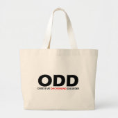 ODD - Obsessief-Dachshundaandoening Grote Tote Bag (Voorkant)