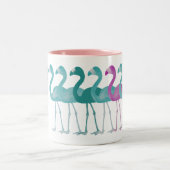 "Odd One Out" Flamingo Coffee Mok (roze) (Center)
