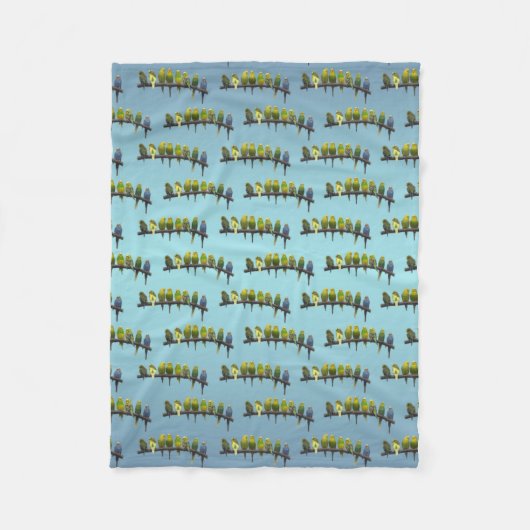 Odd One Out Fleece Blanket (Sky Blue Mix) Deken (Voorkant)