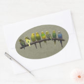 Odd One Out-Sticker Ovale Sticker (Envelop)