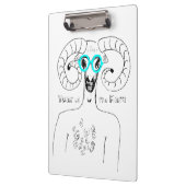 Odd Ram Aries Chinese Astrology Zodiac Cliboard Klembord (Links)