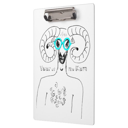 Odd Ram Aries Chinese Astrology Zodiac Cliboard Klembord (Links)