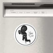 Odd Ram Goat Chinese Year Zodiac Birthday R Magnet (Insitu (Vaatwasser))