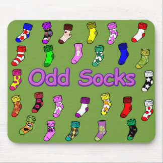 Odd Socks Mousepad Green Muismat