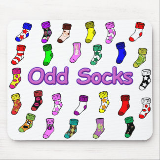 Odd Socks Mousepad White Muismat
