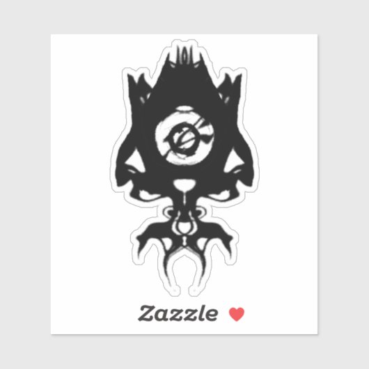 Odd squid sketch sticker (Vel)