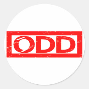 Odd Stamp Ronde Sticker