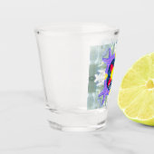 Odd-vormig, multi-kleurig design Thunder_Cove Shot Glas (Links)