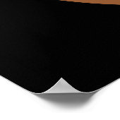 Oddball Funny Football Pun Dark BG Poster (Hoek)