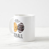 Oddball Funny Football Pun Koffiemok (Voorkant links)