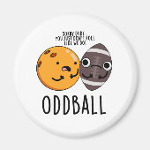 Oddball Funny Football Pun Magneet (Voorkant)