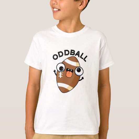Oddball Funny Football Pun T-shirt (Voorkant)