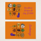 Oddball Jack o'lantern Medley Thunder_Cove Visitekaartje (Voorkant /achterkant)