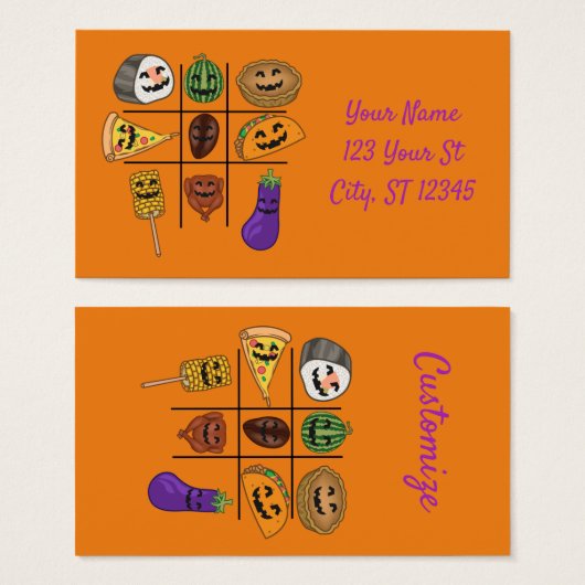 Oddball Jack o'lantern Medley Thunder_Cove Visitekaartje (Voorkant /achterkant)