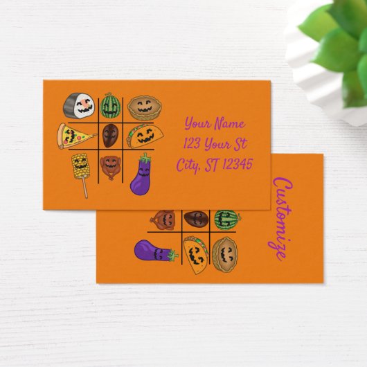 Oddball Jack o'lantern Medley Thunder_Cove Visitekaartje (Bureau)
