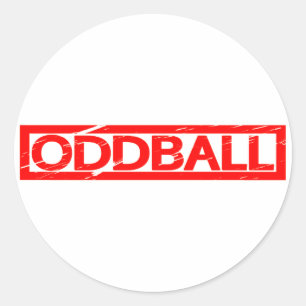 Oddball Stamp Ronde Sticker