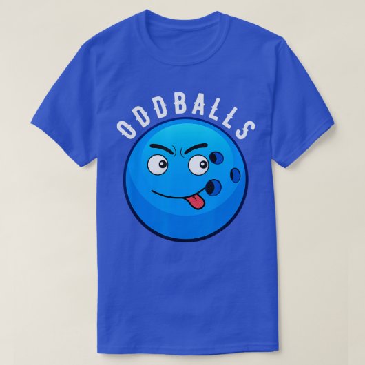 Oddballs Classic Bowling s Bowling League T-shirt (Design voorkant)