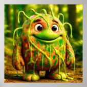 OddFriends beroemd gemaakt door Gooey Green Monste Poster