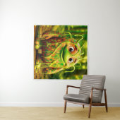 OddFriends beroemd gemaakt door Gooey Green Monste Wandkleed (In Situ (horizontaal))