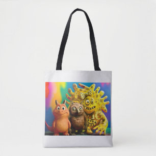 OddFriends Halloween Canvas tas – griezelig Schatt