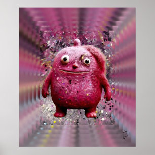 OddFriends - Roze grillige schepsel Poster