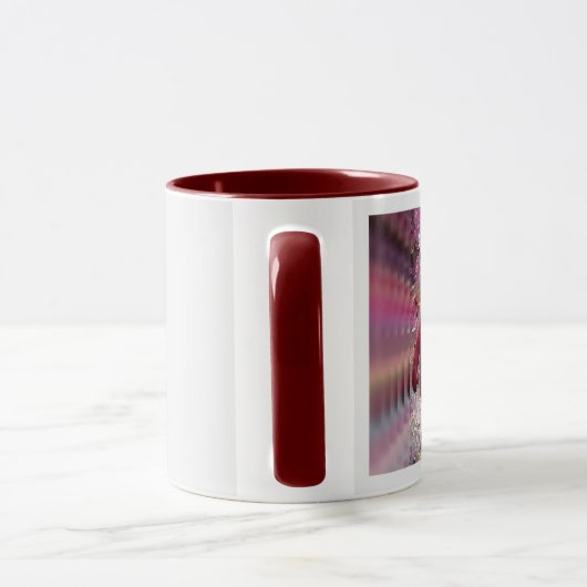 OddFriends Roze Wezen Mok (Handvat)