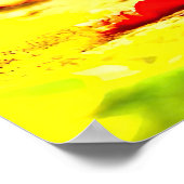 OddFriends - Schattige Poster van Chubby Dino (Hoek)