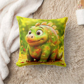 OddFriends - Schattige Poster van Chubby Dino Kussen (Deken)